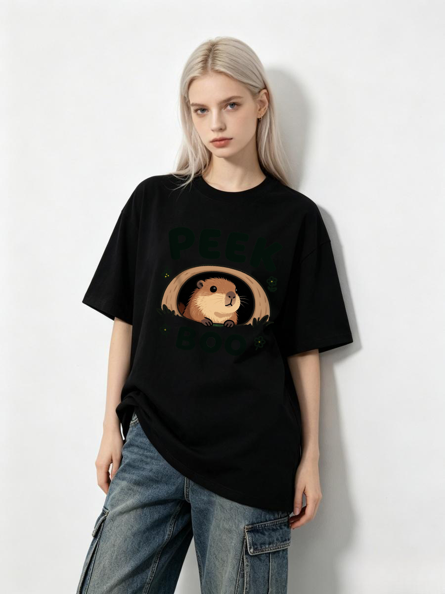 Embroidery University - Tops Woman Linen Bamboo Crew Neck
