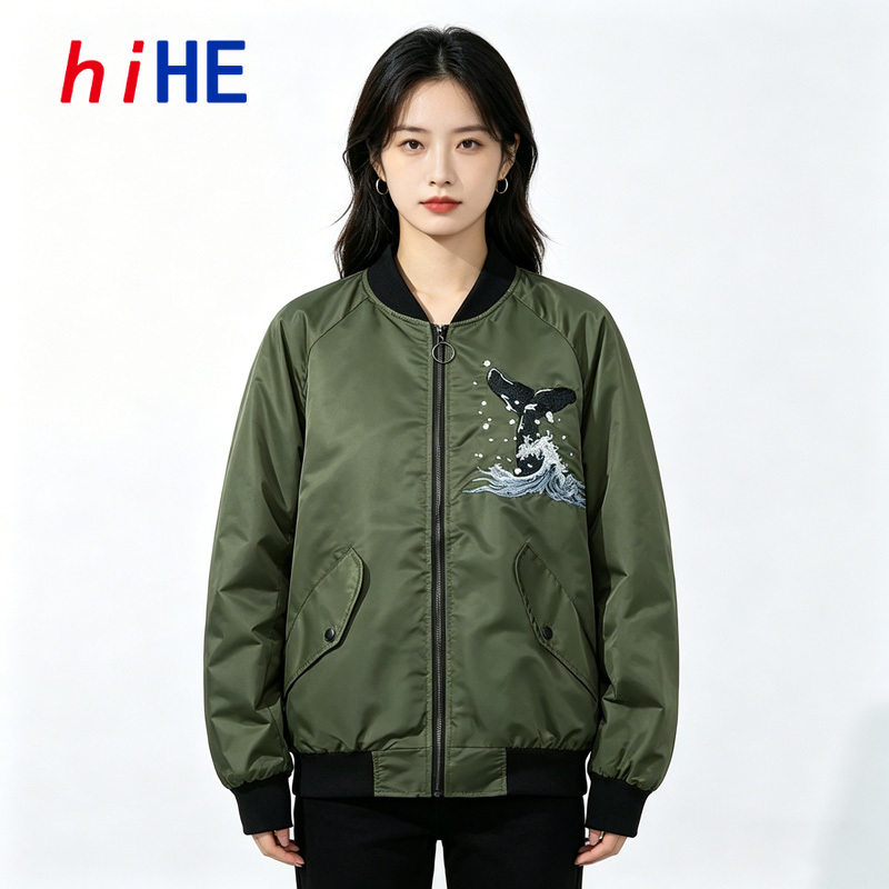 Embroidery University - Sukajan Embroidered Bomber Jacket Men Women