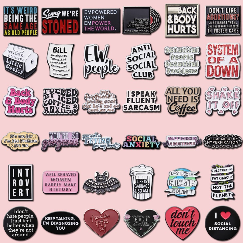 Embroidery Love - European and American English Text Series