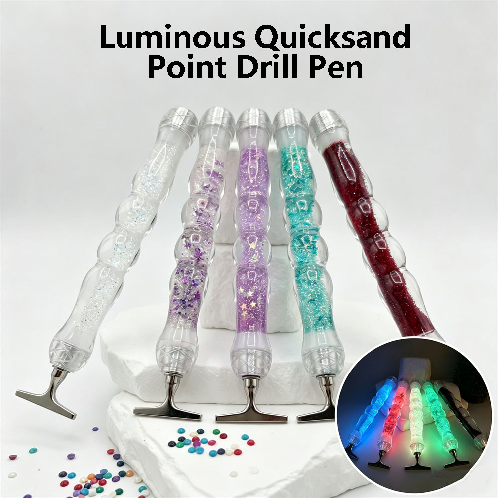 Embroidery Painting - New Luminous Transparent Quicksand Diamond Painting