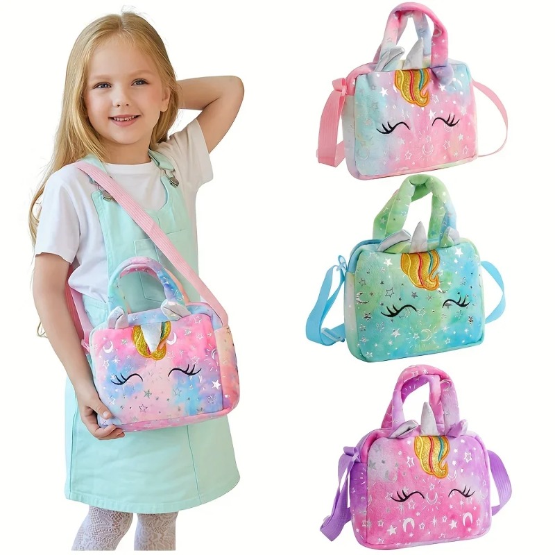 Embroidery Love - Sweet Unicorn Handbags For Girls Lovely