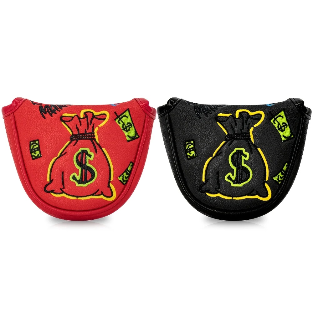 Embroidery Red - Golf Putter Cover | Half Round