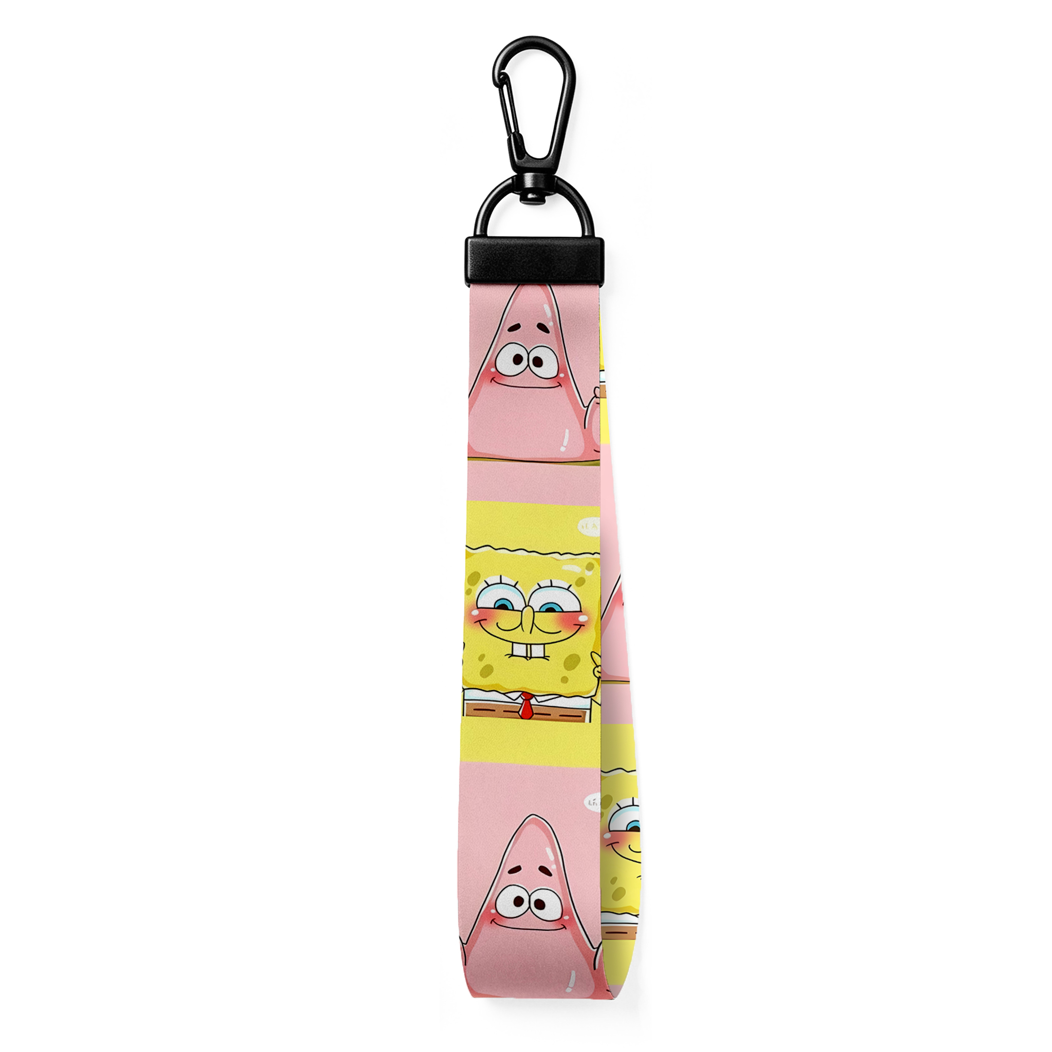 SpongeBob Key Chain for Men Wo - Embroidery Ring 评论和价格