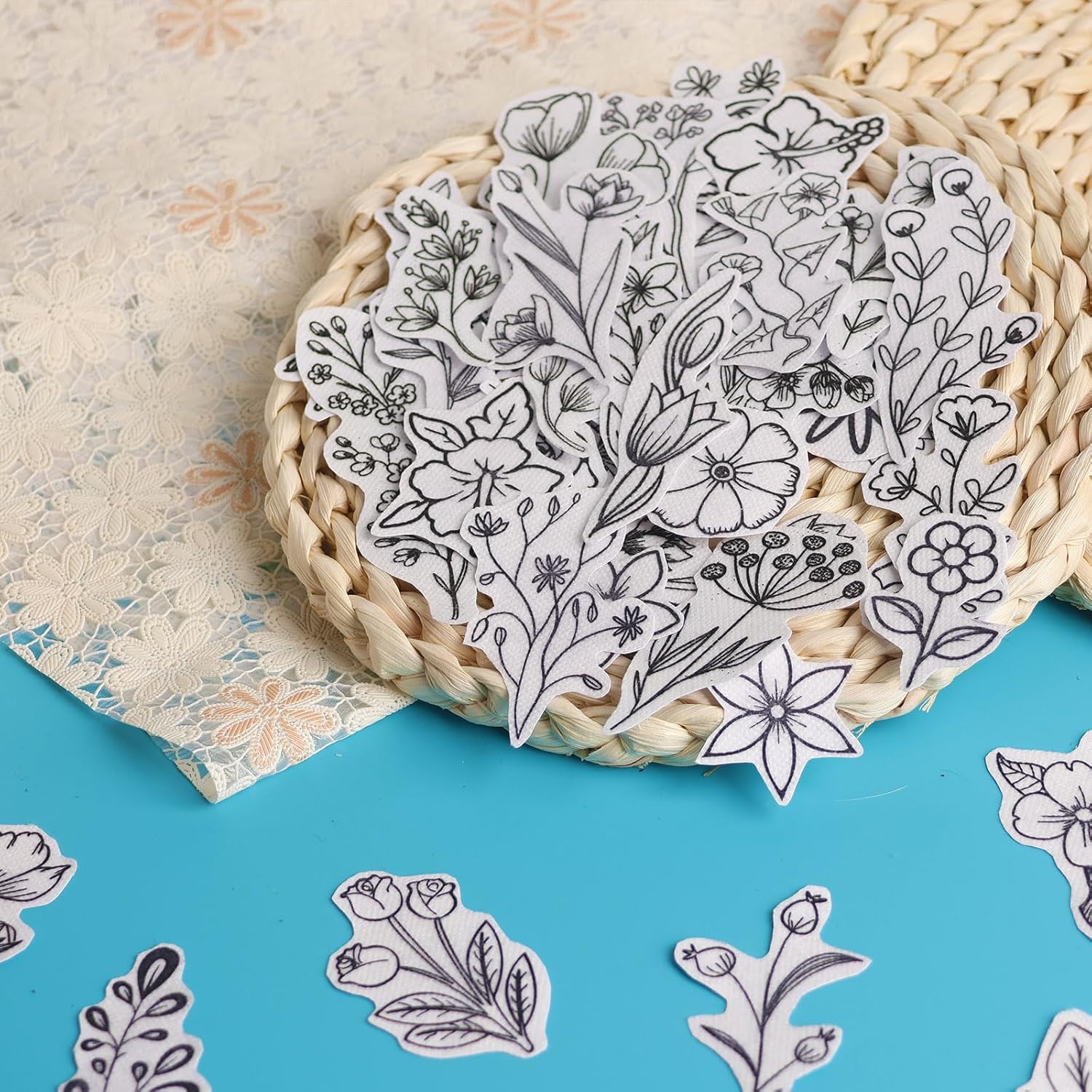 50Pcs Water Soluble Embroidery - Water Soluble Stabilizer 评论和价格
