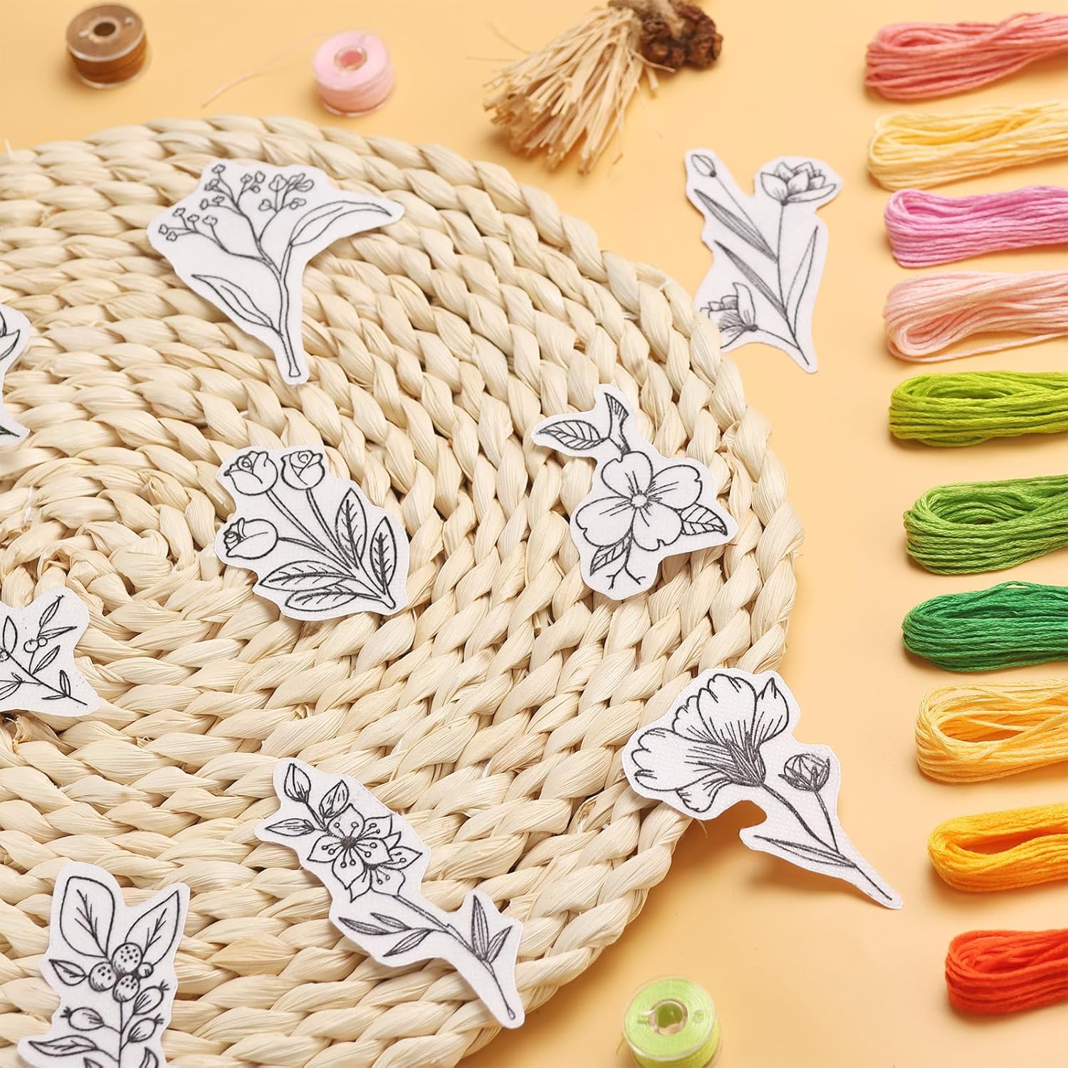 50Pcs Water Soluble Embroidery - Water Soluble Stabilizer 评论和价格