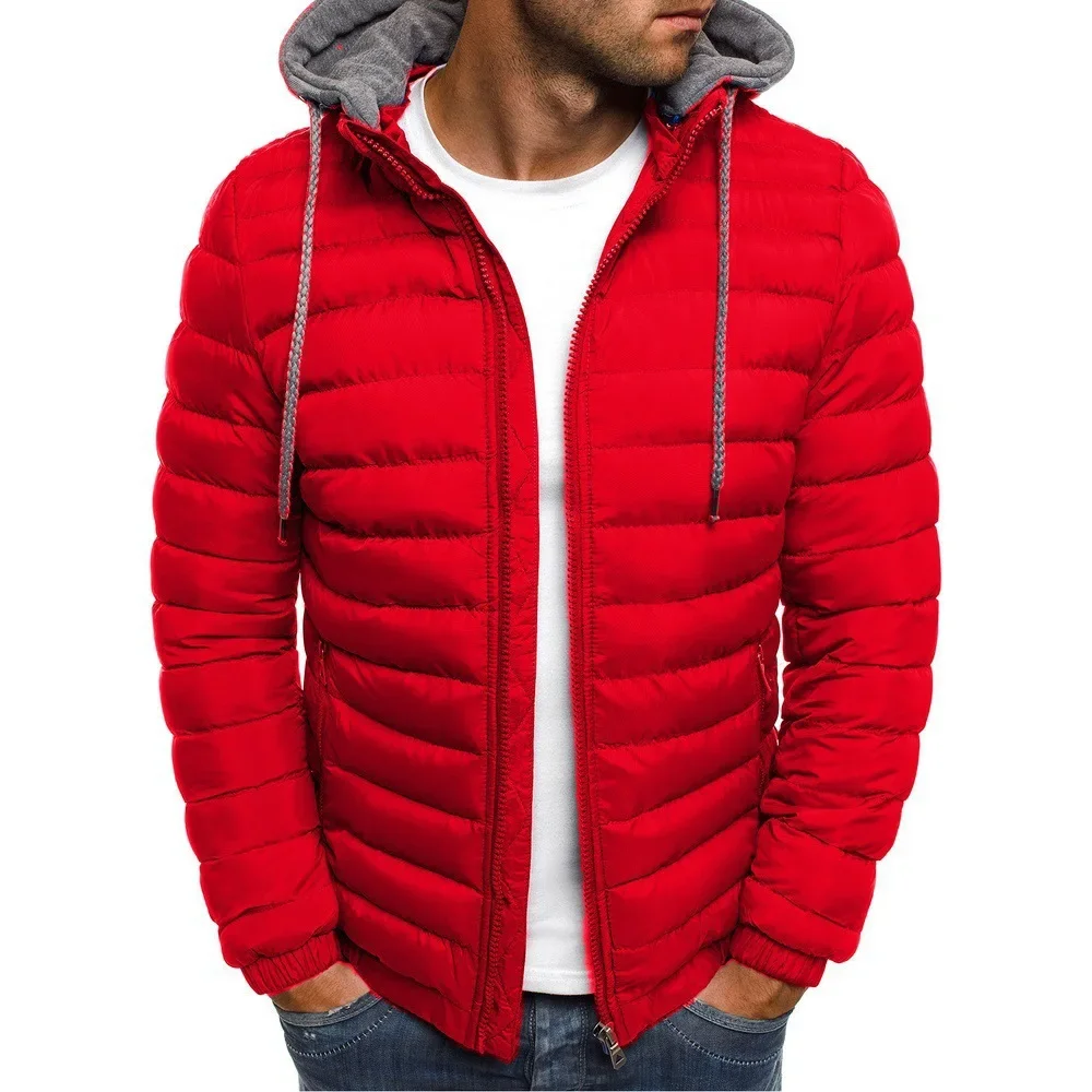 2026  Men Cotton Pad Parka Coa - Embroidery Zip Up Hoodie 评论和价格