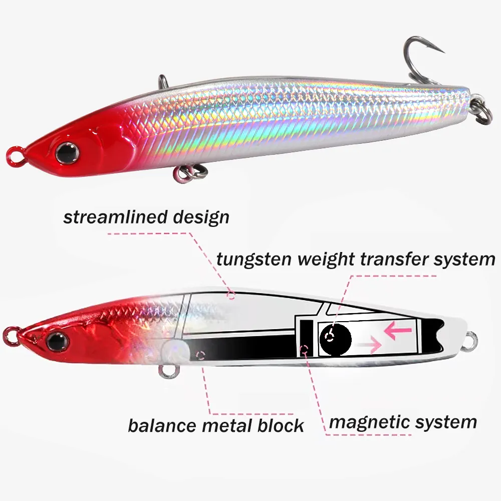 Sinking Pencil Bait 16g 9.8cm  - Transfer Pen Ink 评论和价格