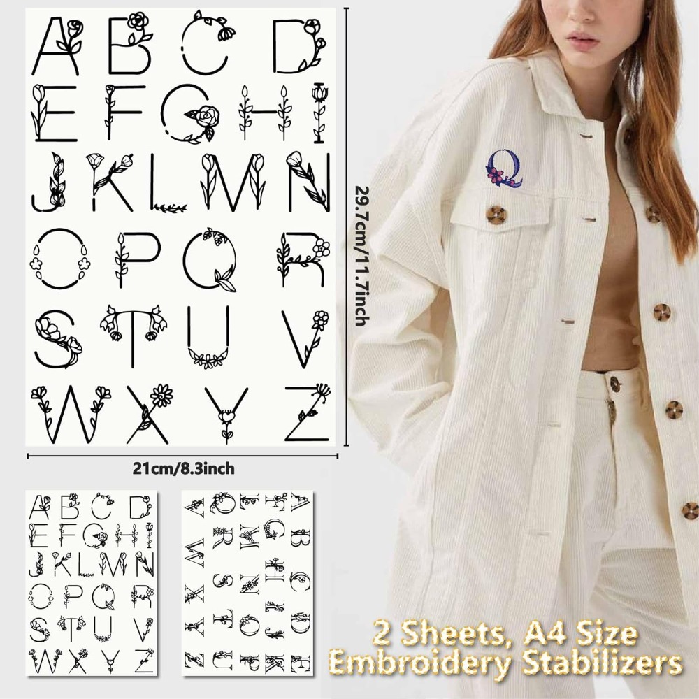 Letter A-Z Water Soluble Embro - Water Soluble Stabilizer 评论和价格