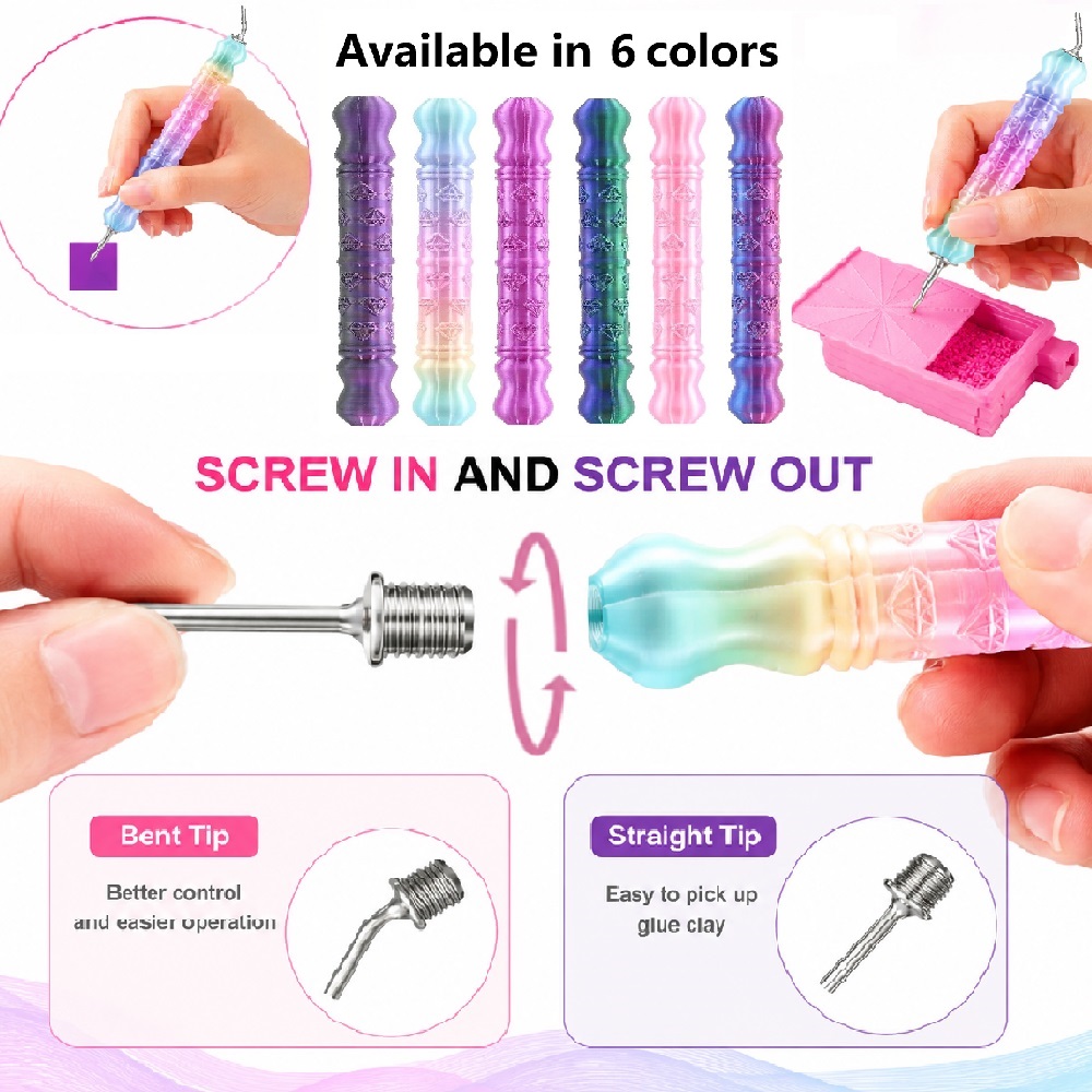 3D Diamond Pattern Dotting Pen - Embroidery Uae 评论和价格