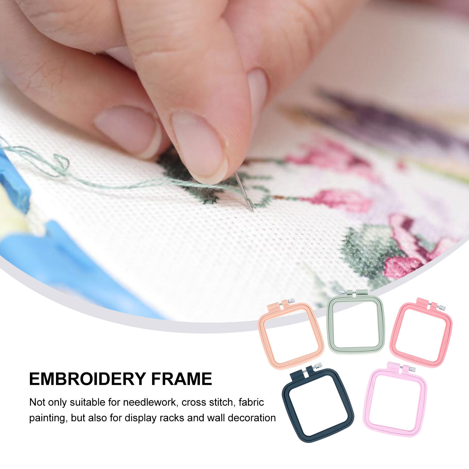 5Pcs Mini Cross Stitch Hoops S - Hoop Tightener Tool 评论和价格