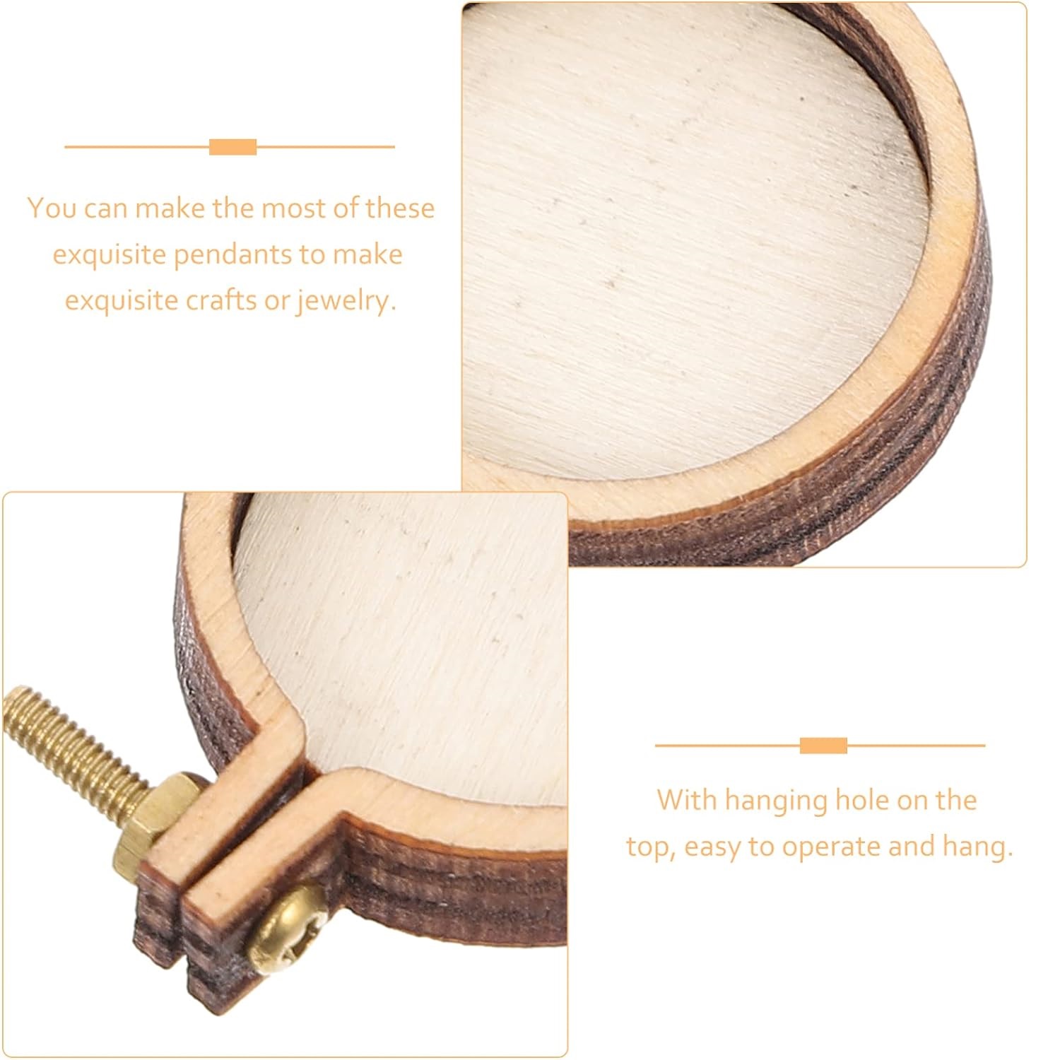 10PCS Mini Embroidery Hoop Woo - Embroidery Ring 评论和价格