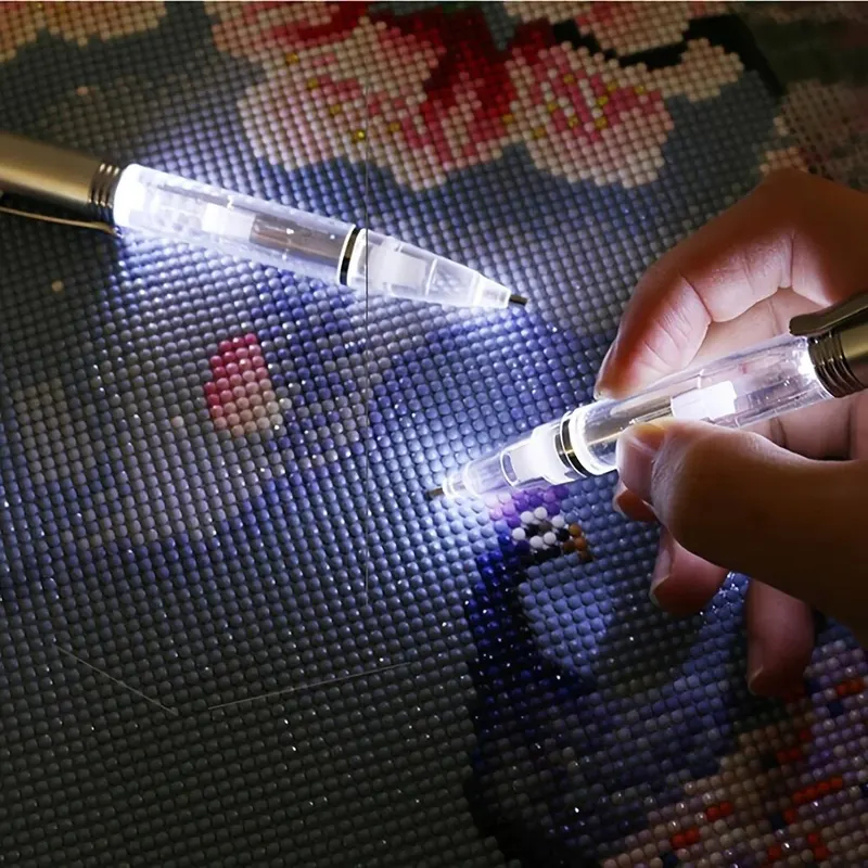 LED Light Diamond Painting Pen - Embroidery Painting 评论和价格