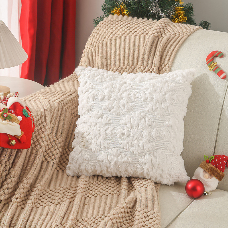 45x45cm Christmas Snowflake Em - Embroidery Xmas Tree 评论和价格