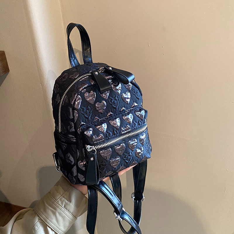 Mini Backpack for Women 2024 N - Embroidery Love 评论和价格