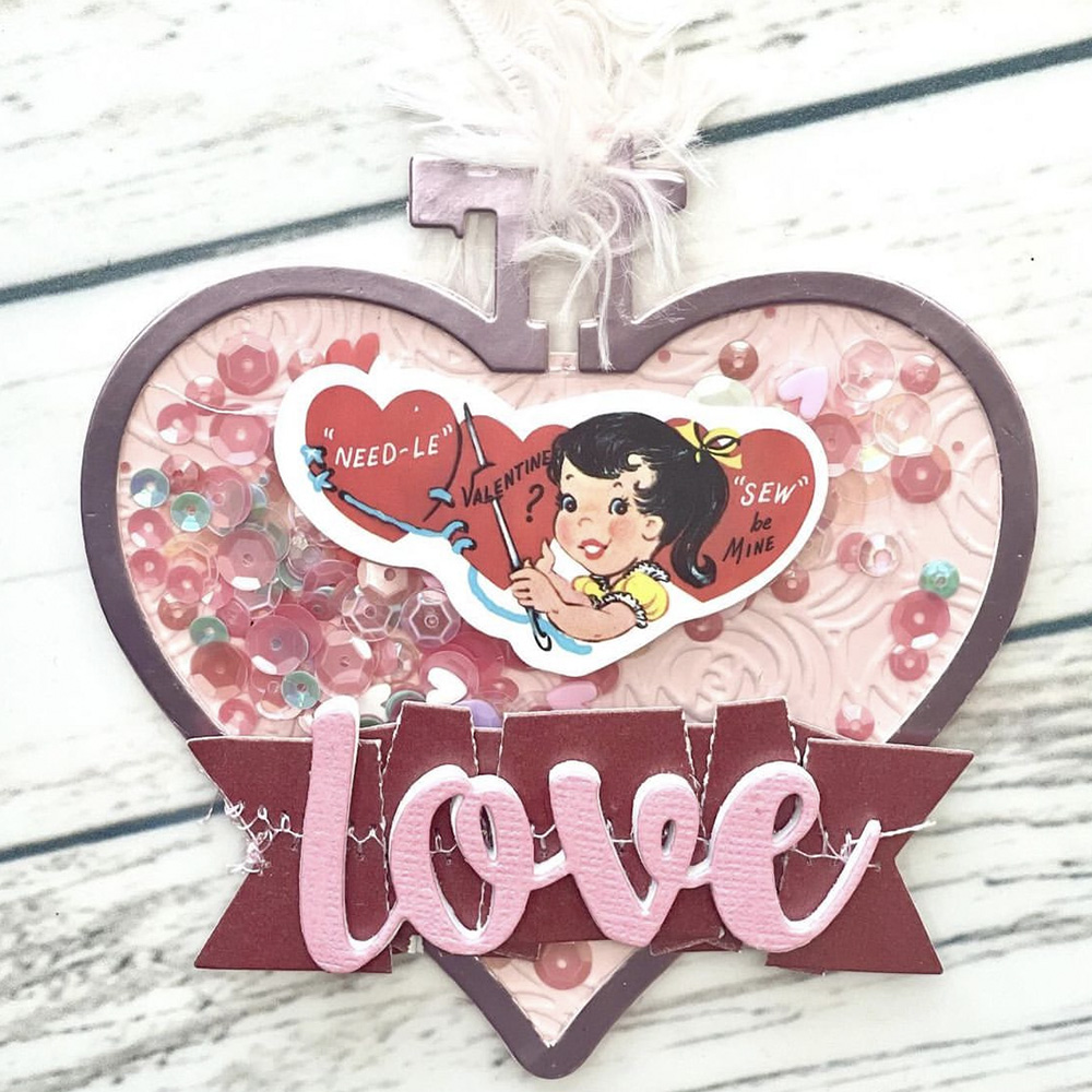 KSCRAFT Heart Embroidery Hoop  - Embroidery Ring 评论和价格