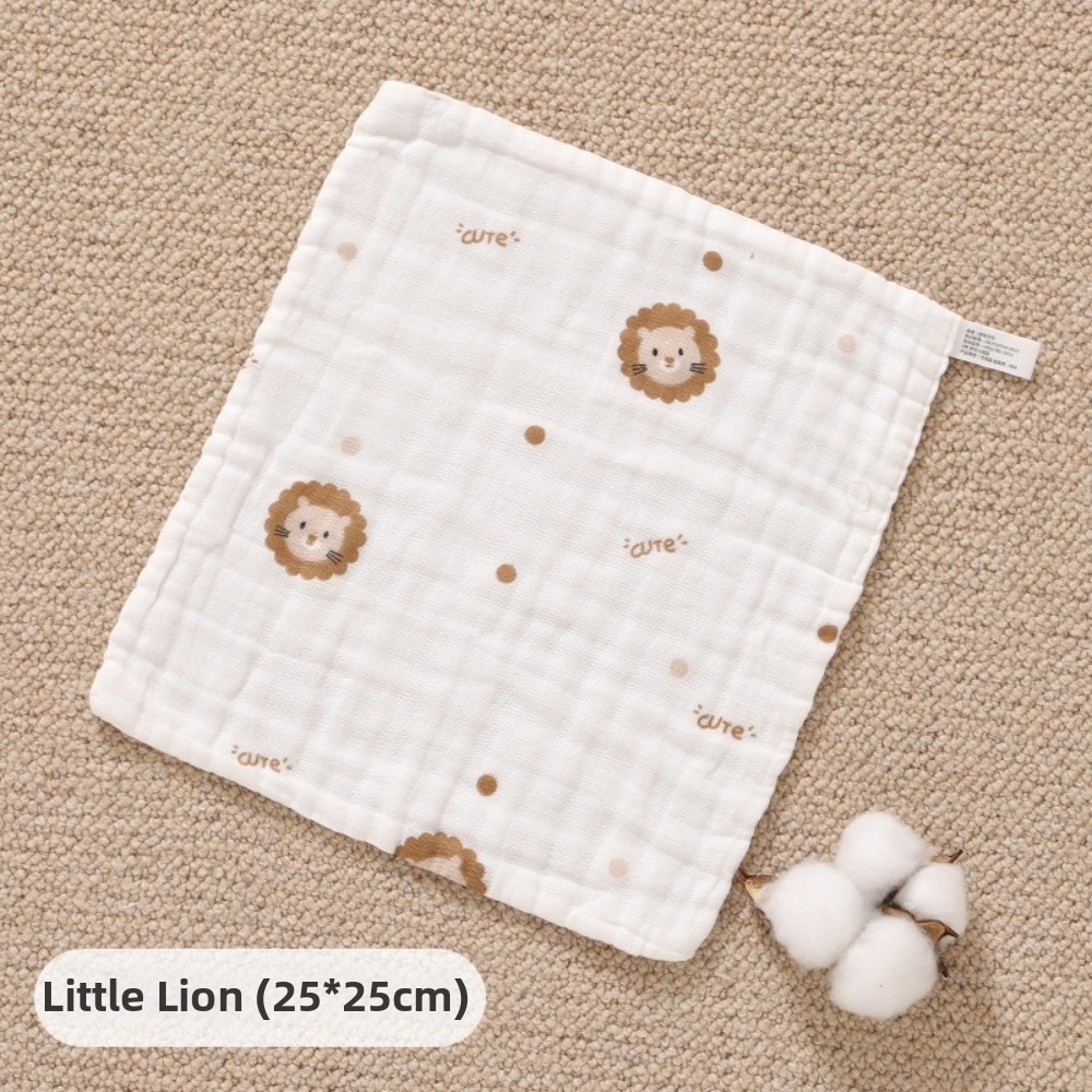 2PCS 6 Layer Cotton Baby Saliv - Embroidery Towel 评论和价格