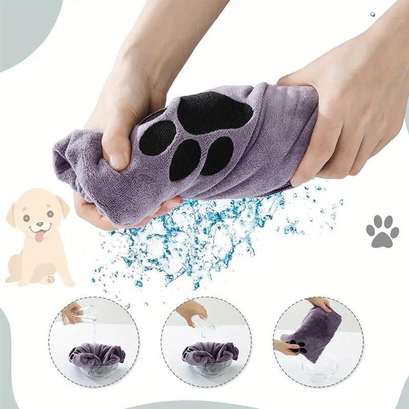 Hot Microfiber Pet Bath Towel  - Embroidery Towel 评论和价格