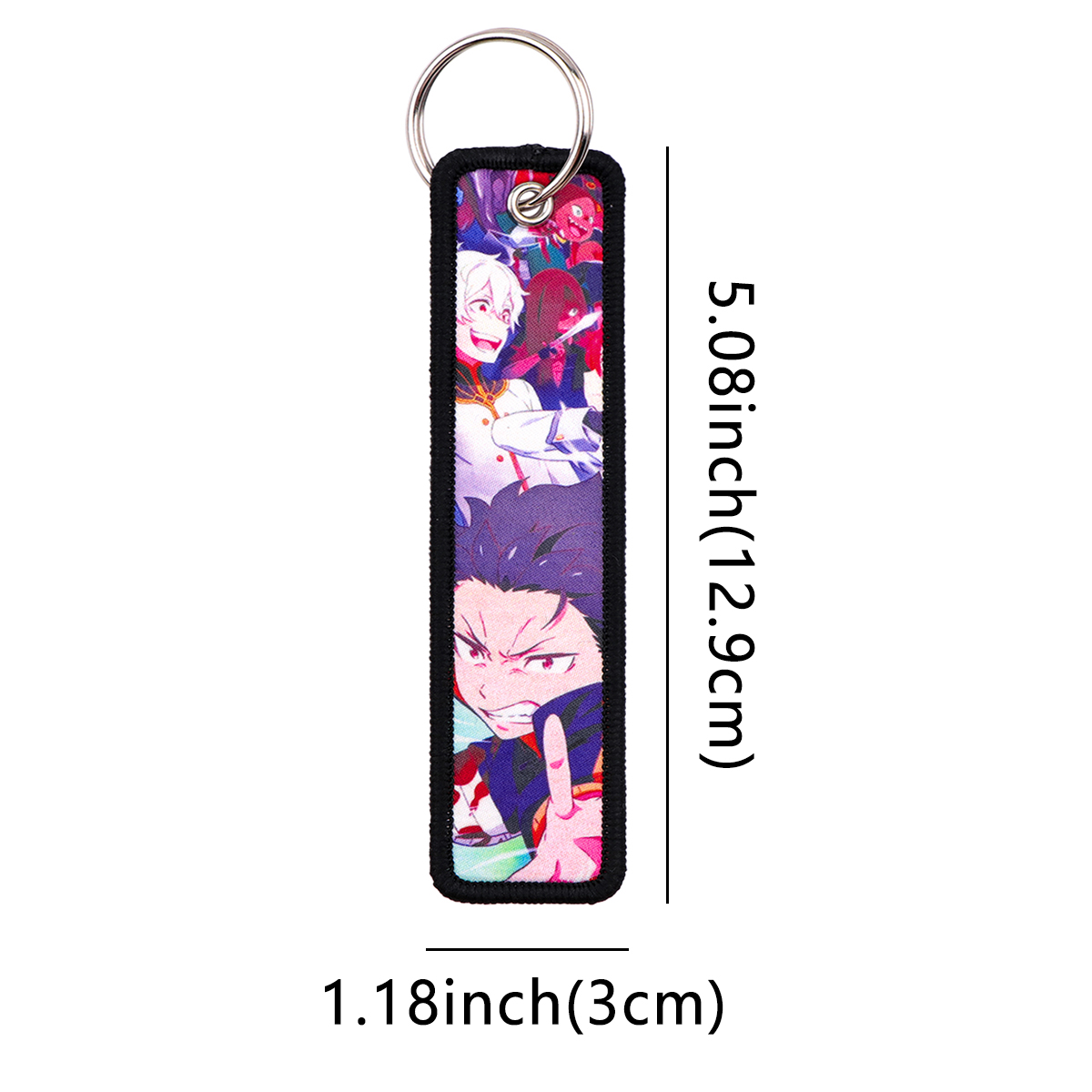 1PCS Japanese Anime Key Fobs H - Embroidery Ring 评论和价格