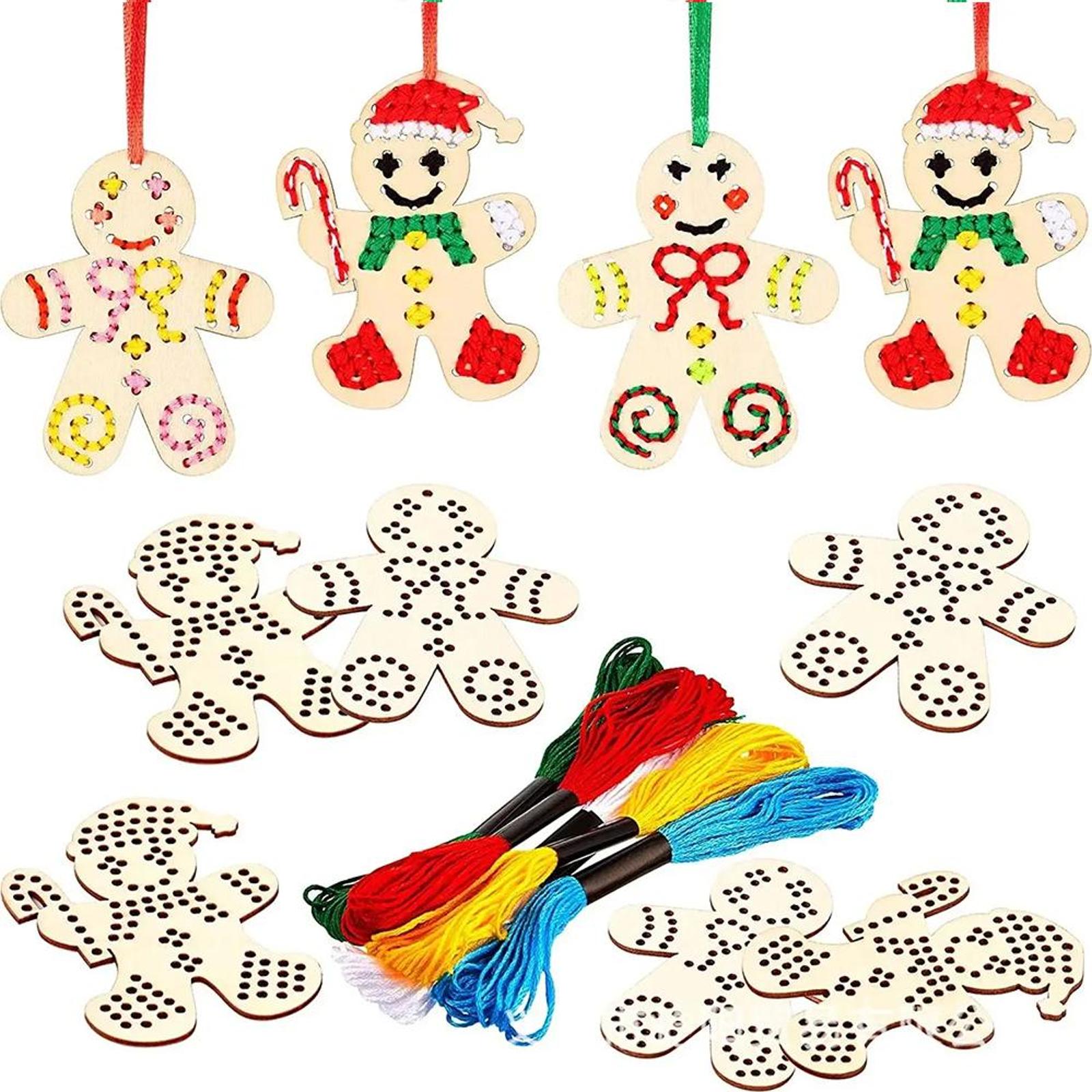 Cross Stitch Hanging Pendant E - Embroidery Xmas Tree 评论和价格