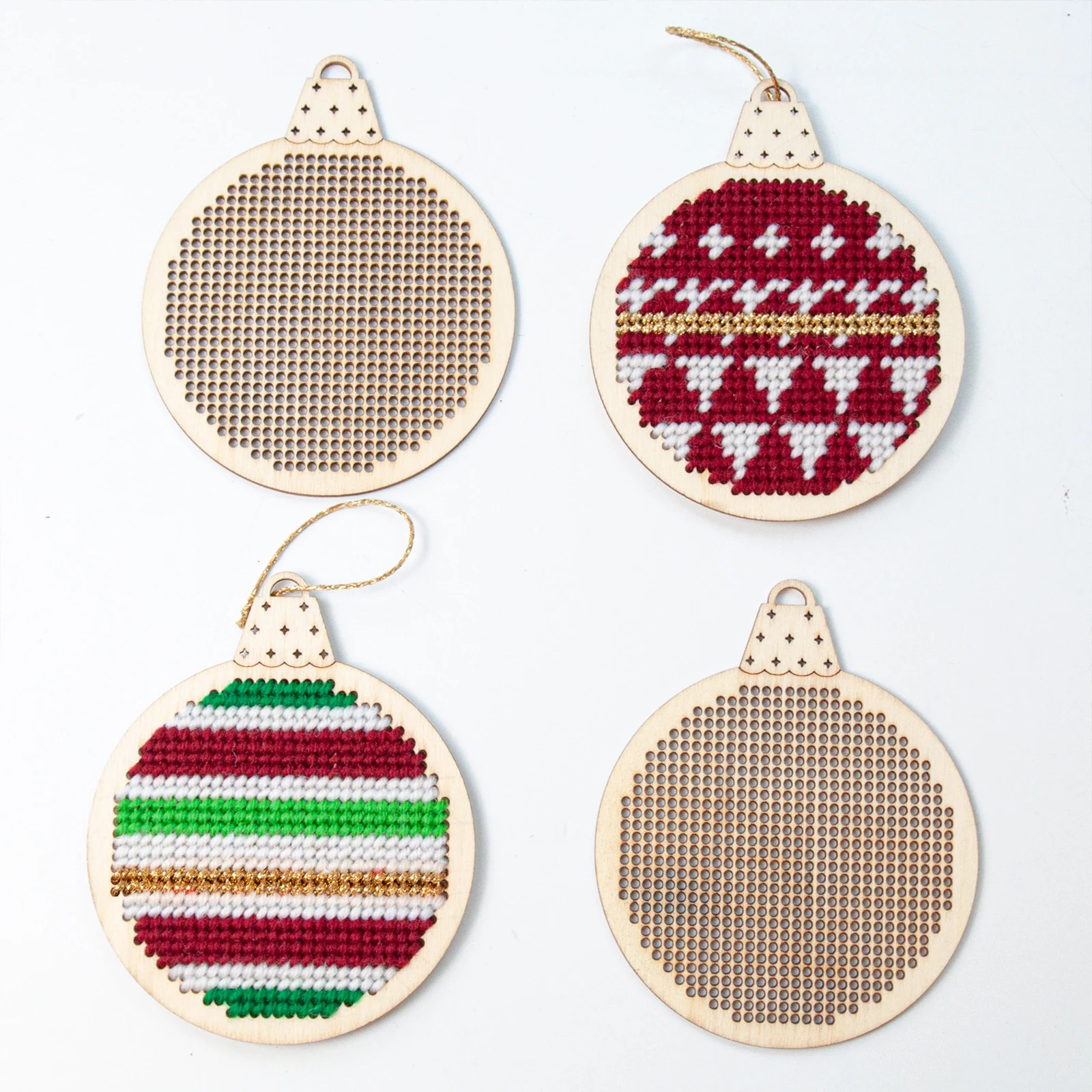 12Pcs Christmas Cross Stitch H - Embroidery Xmas Tree 评论和价格