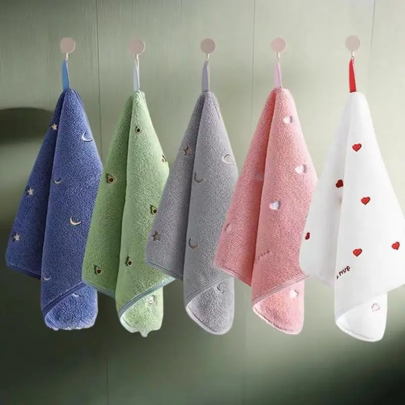 30x30cm Cartoon Small Embroide - Embroidery Towel 评论和价格