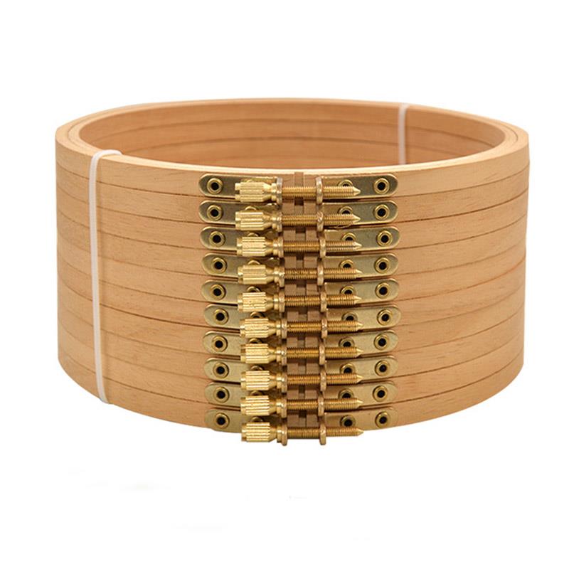 1pcs High Quality Beech Wood E - Embroidery Ring 评论和价格