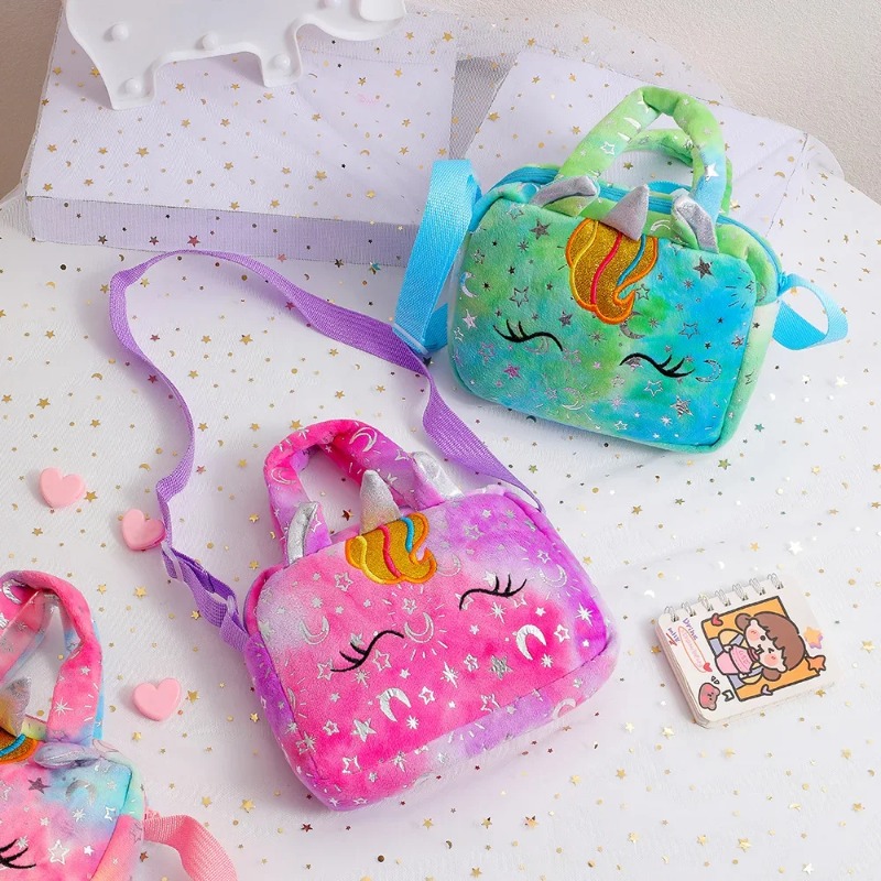 Sweet Unicorn Handbags For Gir - Embroidery Love 评论和价格