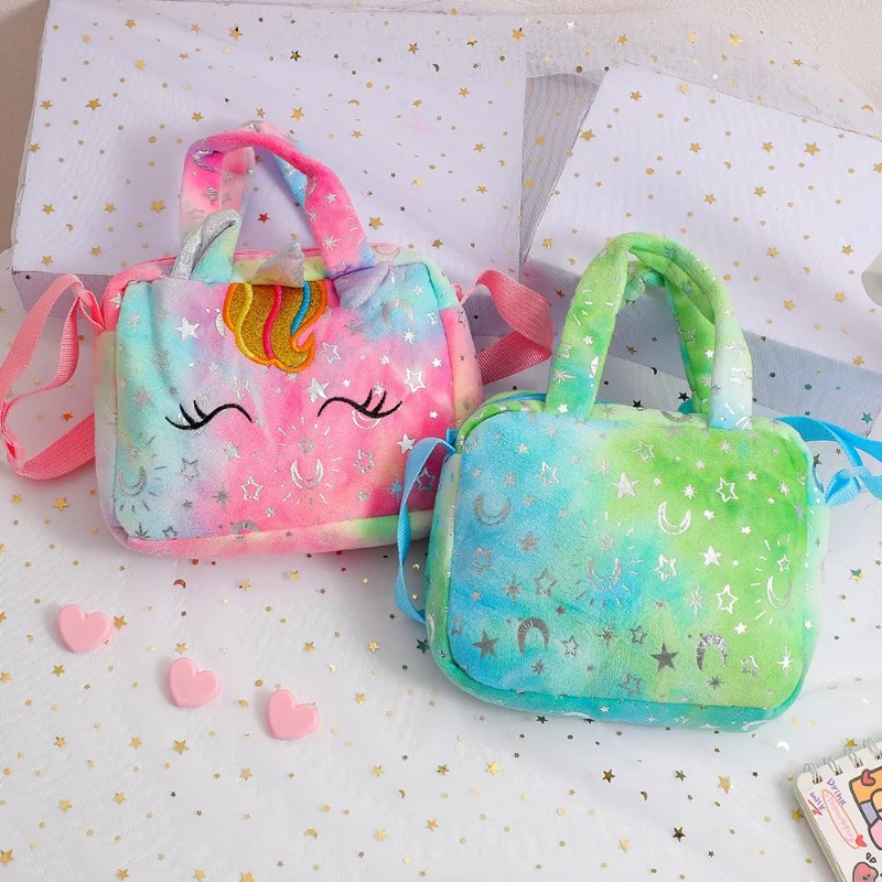 Sweet Unicorn Handbags For Gir - Embroidery Love 评论和价格