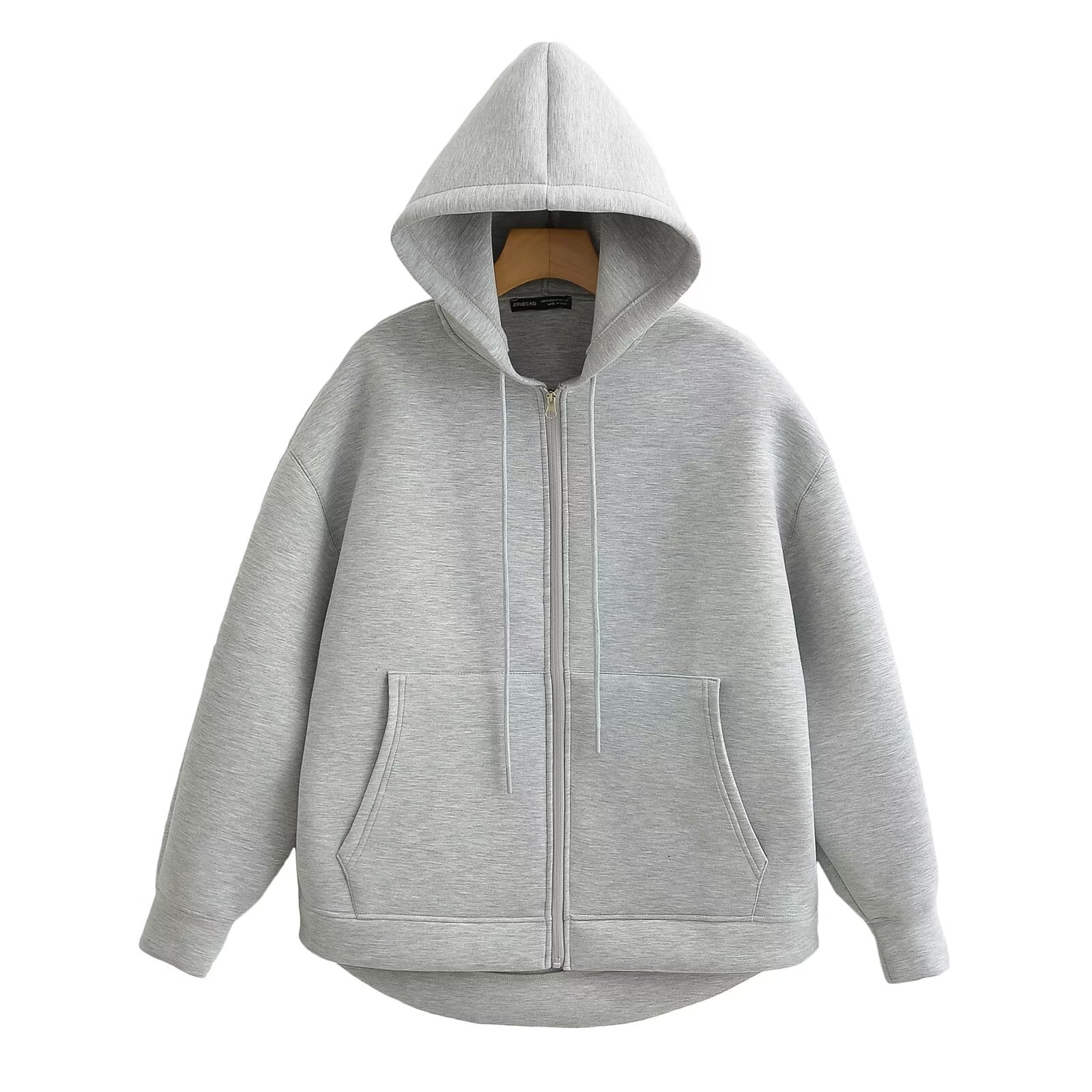 MUJER Zip up Hoodies Women Aut - Embroidery Zip Up Hoodie 评论和价格