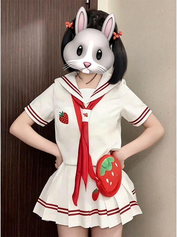2026 Anime JK Uniform Strawber - Embroidery Red 评论和价格