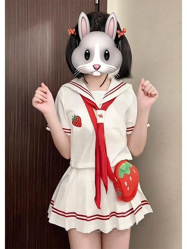 2026 Anime JK Uniform Strawber - Embroidery Red 评论和价格