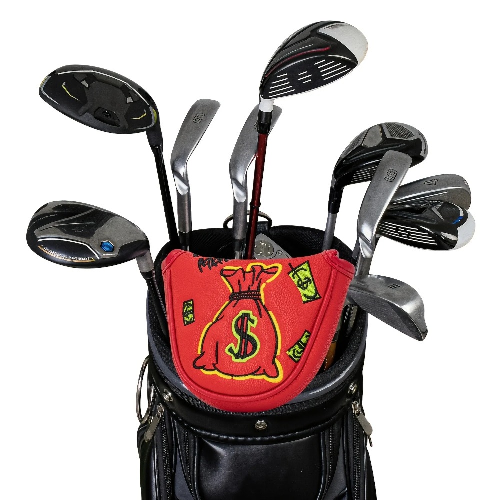 Golf Putter Cover | Half Round - Embroidery Red 评论和价格