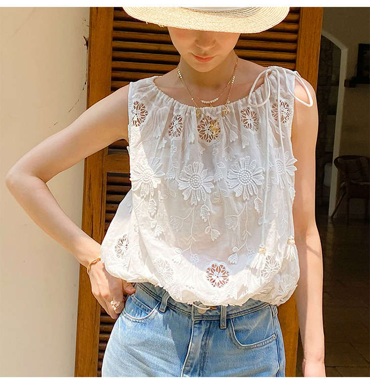 French Style Boho Embroidery B - Embroidery Eyelet 评论和价格