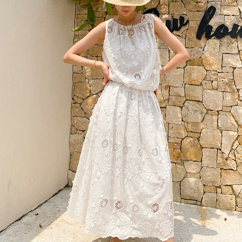 French Style Boho Embroidery B - Embroidery Eyelet 评论和价格