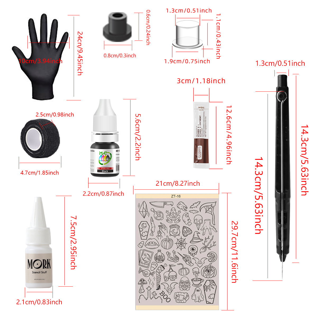 Complete Tattoo Supplies Kit,  - Transfer Pen Ink 评论和价格