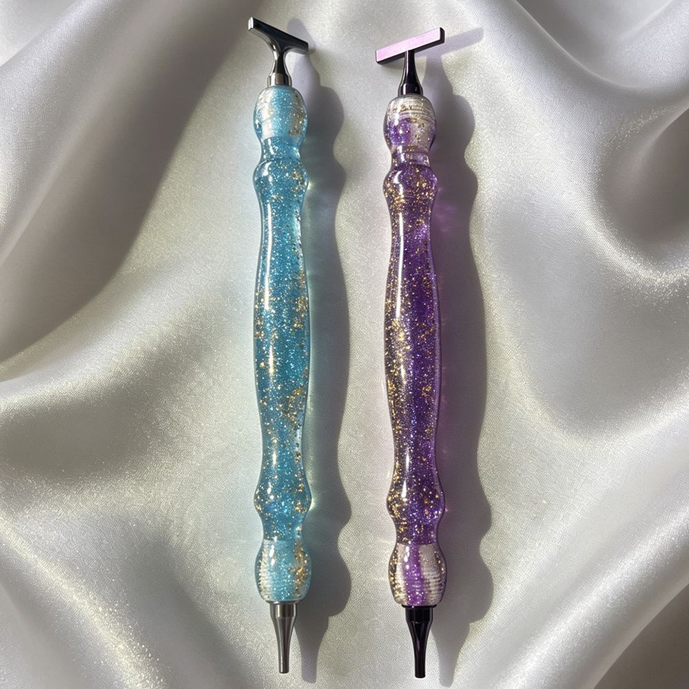 New Shiny Blue/Purple Gold Foi - Embroidery Painting 评论和价格