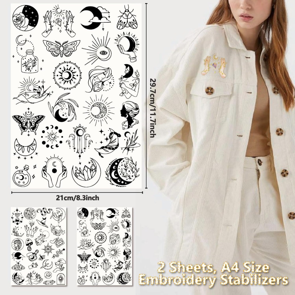 51Pcs Boho Moon Sun Water Solu - Embroidery Painting 评论和价格